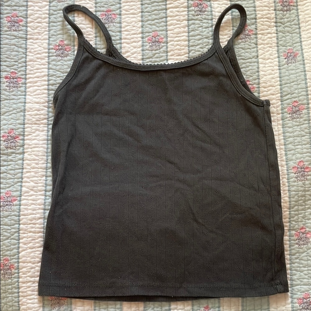 GAP Gray Sleeveless Fitted Camisole Girls 14 - 16